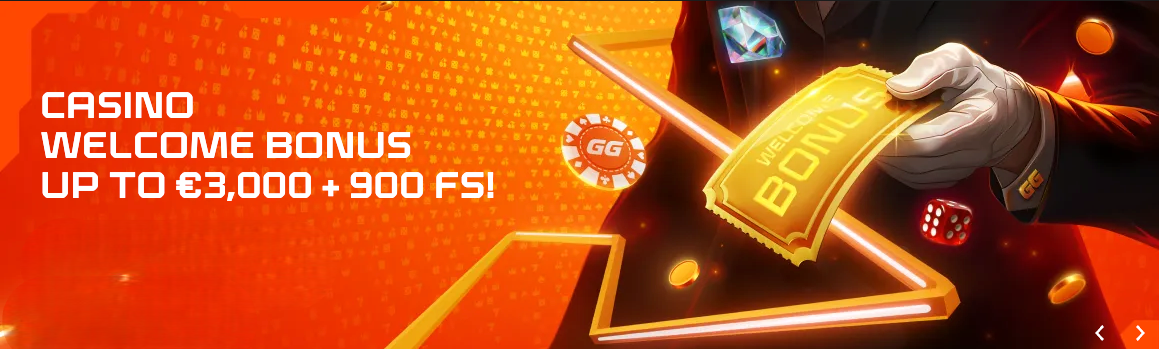 GG Bet Welcome bonus
